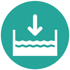 Below Sea Level Icon Design