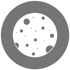 Full Moon Icon Design