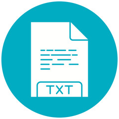 TXT File Format Icon Design