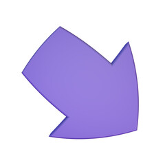 3D Render Arrow Symbol - UI Icon