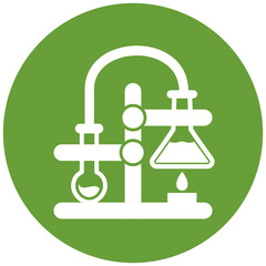 Chemical Reaction Icon Design