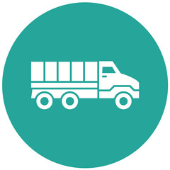 Military Truck Icon Design