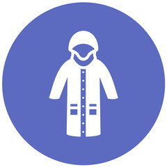 Rain Coat Icon Design