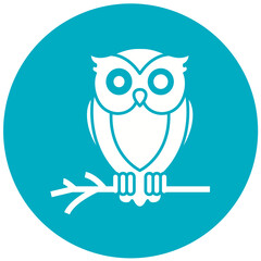 Fototapeta premium Owl Icon Design