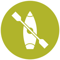 Rowing Boat Icon Design