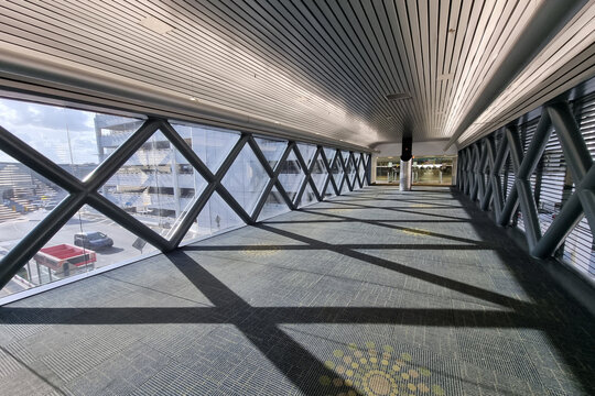 Miami international airport architecture design view. MIA.