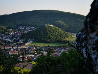 Hanburg city and castle, Austria