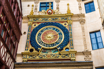 Obraz premium Clock in Rouen