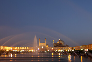 Obraz premium Imam mosque (also called Shah mosque) in Naqsh-e Jahan Square, Esfahan, Iran