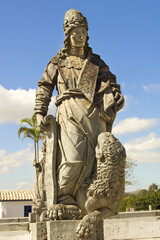 Sanctuary of Bom Jesus de Matosinhos, Statue of the Prophet Daniel, Congonhas do Campo, Minas...