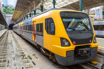 Obraz premium Sao Bento railway station in Porto, Portugal