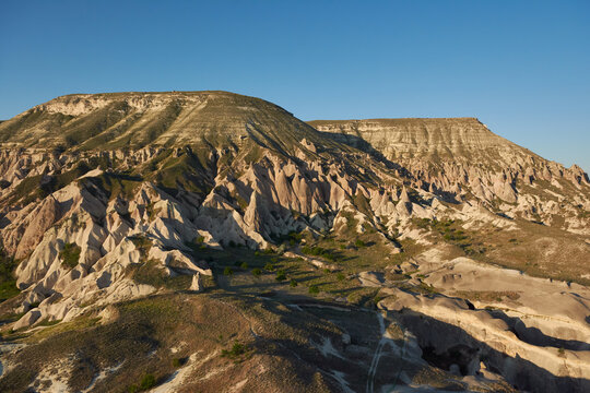 View of Mount Aktepe and Rock Sites of Cappadocia in