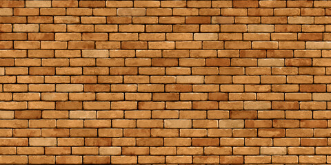 Brick 01 - Texture and background top view, 2D Digital painting.