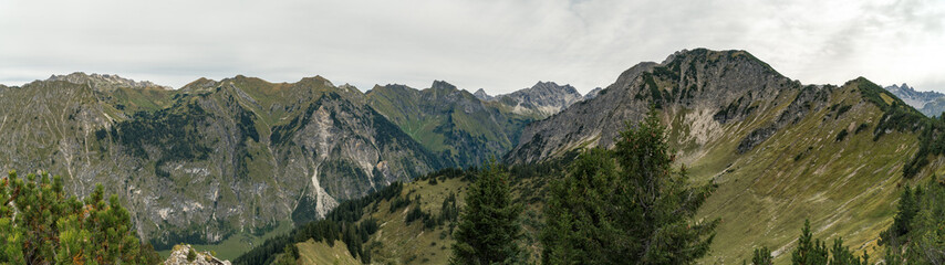 Oberstdorf Hahnenkopf Panorama - Allgäuer Alpen
