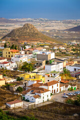 View of "Arona" neighborhood, in south of Tenerife island (Canary Islands, Spain).