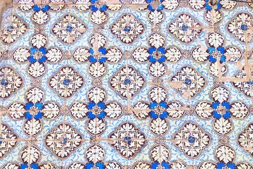 Portuguese blue tiles