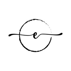 Simple Elegant Initial Letter Type E Logo Sign Symbol Icon
