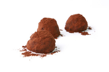 Truffes au chocolat noir	