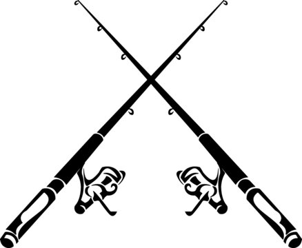 Crossed Fishing Rods Images – Browse 620 Stock Photos, Vectors, and Video