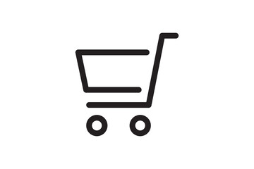 Shopping backet icon. Buy sign for sale, web site, shop retail. Market and commerce store symbol.