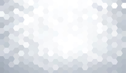 Fototapeta na wymiar Abstract geometry hexagon white and gray texture background pattern. vector illustration.