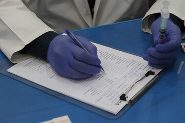 Blood sampling in the laboratory 