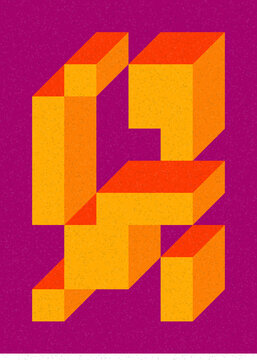 Implementation of Edward Zajec&rsquo;s &ldquo;Il Cubo&rdquo; from 1971. Essentially a Truchet tile set of 8 tiles and rules for placement art illustration
