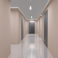 corridor in a hotel