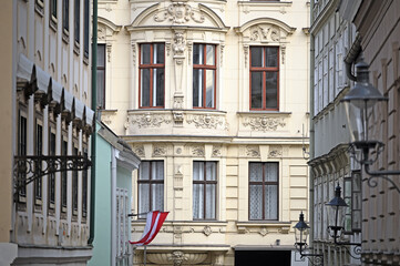 old buildings exterior in Vienna