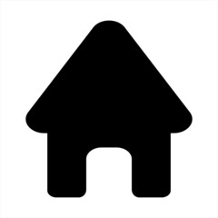Home Vector Line Icon. House Symbol