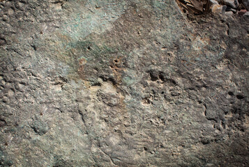 Empty brown rusty stone or metal surface texture. Long banner format.
