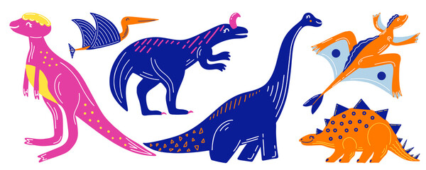 Bright Dinosaur set for kids © Margarita