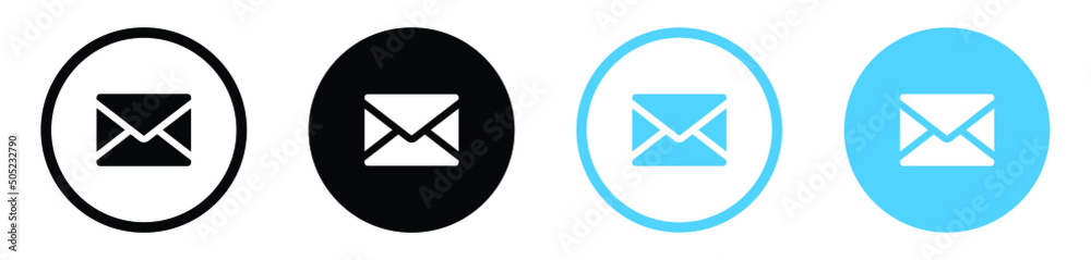Poster envelope icon, email message icon - Mail icon button sign, notification new message icons buttons