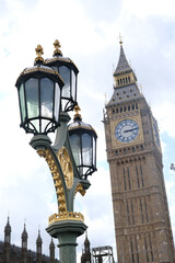 Fototapeta na wymiar Big Ben London with Lamp