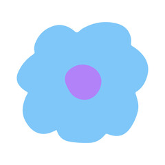 colorful retro flowers