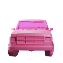 pink car PNG