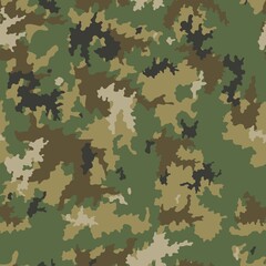 
Military camouflage vector texture, repeat background vector pattern, modern trendy background.