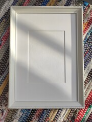 white frame mockup 5 - obrazy, fototapety, plakaty