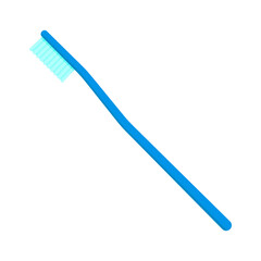 Toothbrush icon. Color silhouette. Side view. Vector simple flat graphic illustration. Isolated object on a white background. Isolate.