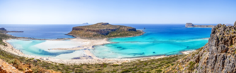 Fototapeta na wymiar Balos Beach, Kissamos, Insel, Kreta, Griechenland 