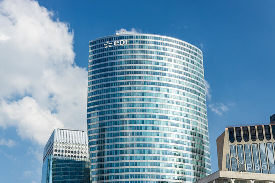 Tour EDF in La Defense business district in Paris, France