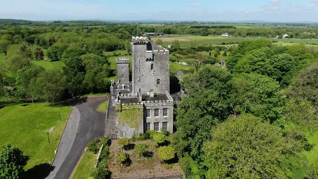 Knappogue castle and surroundings Co. Clare Ireland, 15th Century Castle, Limerick Ireland, May,14, 2022
