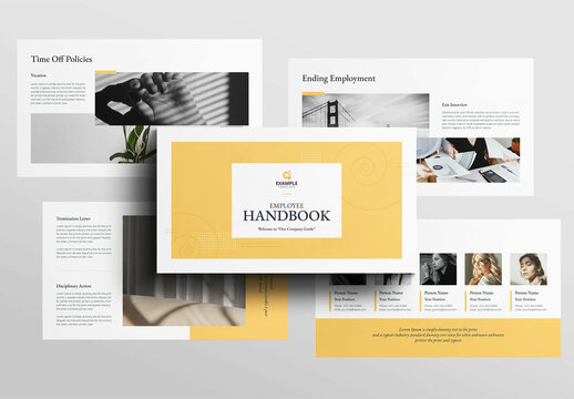 Employee Handbook Presentation Layout