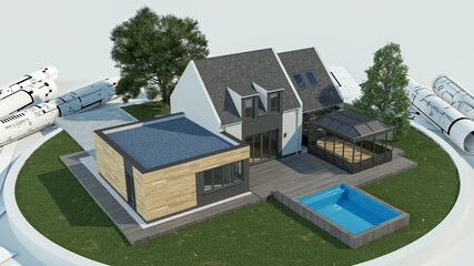 Home construction project