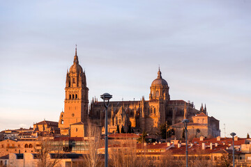 Fototapeta na wymiar The New Cathedral of Salamanca, Spain