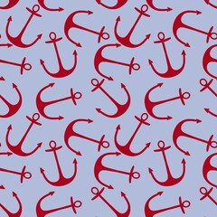 Summer seamless cartoon fish hook pattern for textiles and packaging and linens and kids and wrapping paper