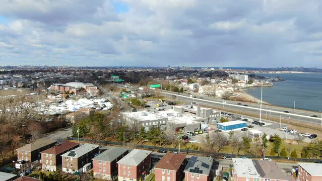 Aerial View of Waterfront Homes in the Bronx - Pt. 1