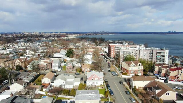 Aerial View of Waterfront Homes in the Bronx - Pt. 3