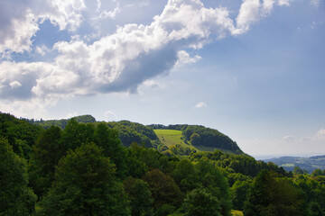 Fototapeta premium clouds over the mountains