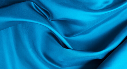 blue fabric texture background, abstract, closeup texture of cloth